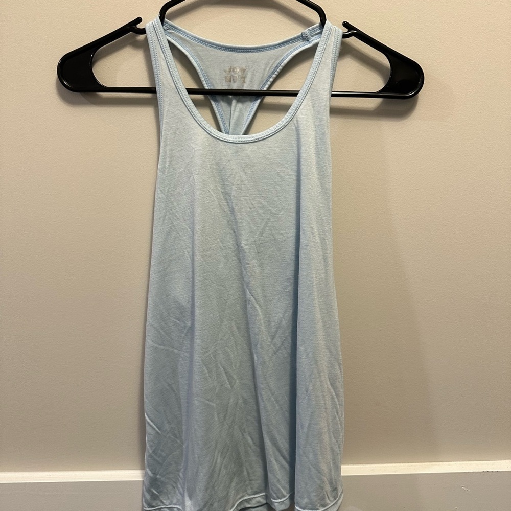 JoyLab Sky Blue Twist Racerback Tank Top